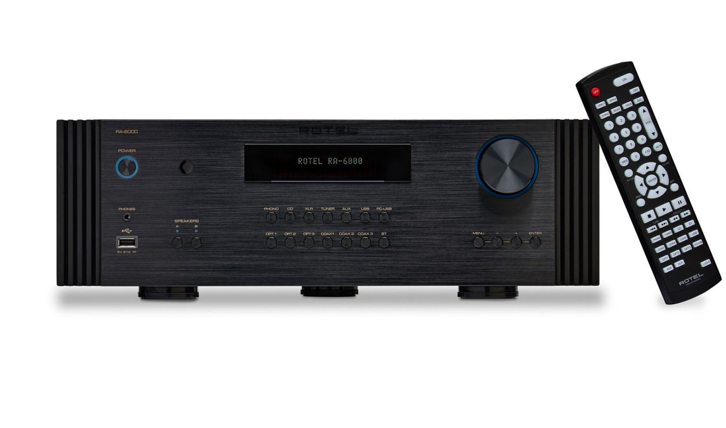 Rotel RA-6000B topklasse stereo versterker zwart