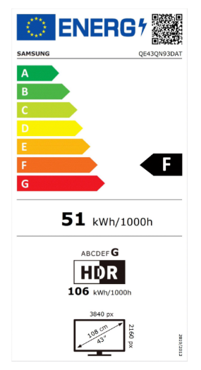 Samsung QE43QN93DATXXN Neo QLED smart televisie