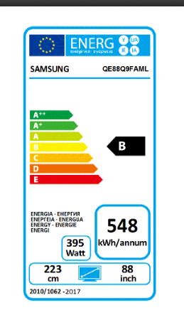 Samsung QE88Q9FAMLXXN Supergroot QLED 4K, laatste model met volledige garantie