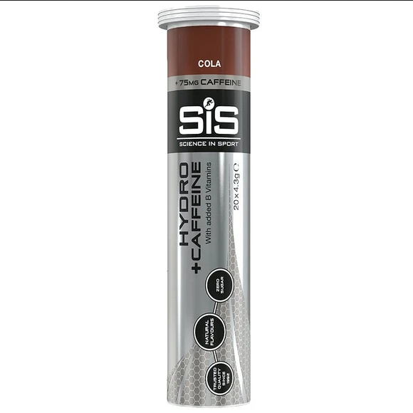 SiS GO Hydro Sportdrank tablet cola + caffeine 20x4 gram