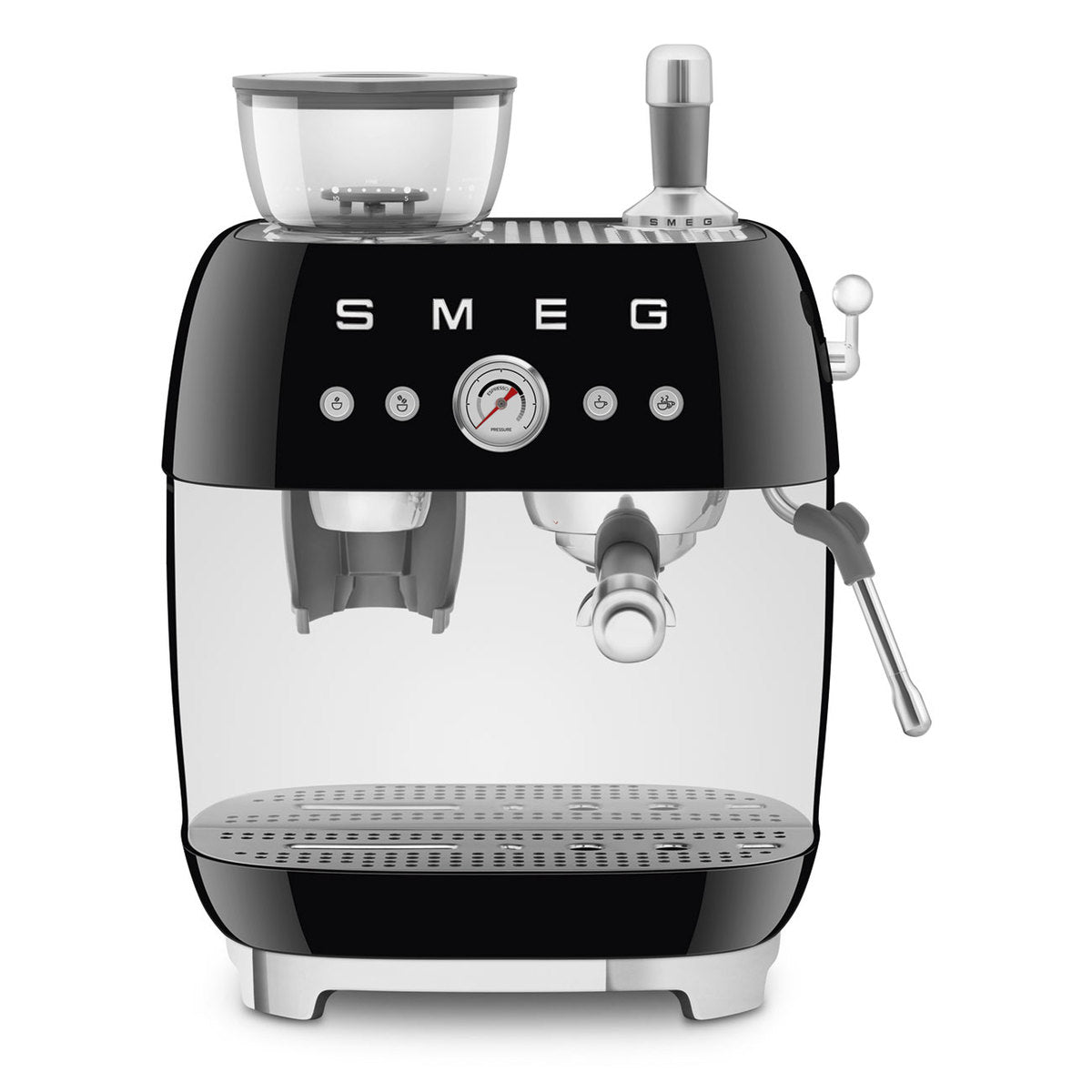 Smeg EGF03BLEU Espresso koffiemachine met bonenmaler jaren 50 model