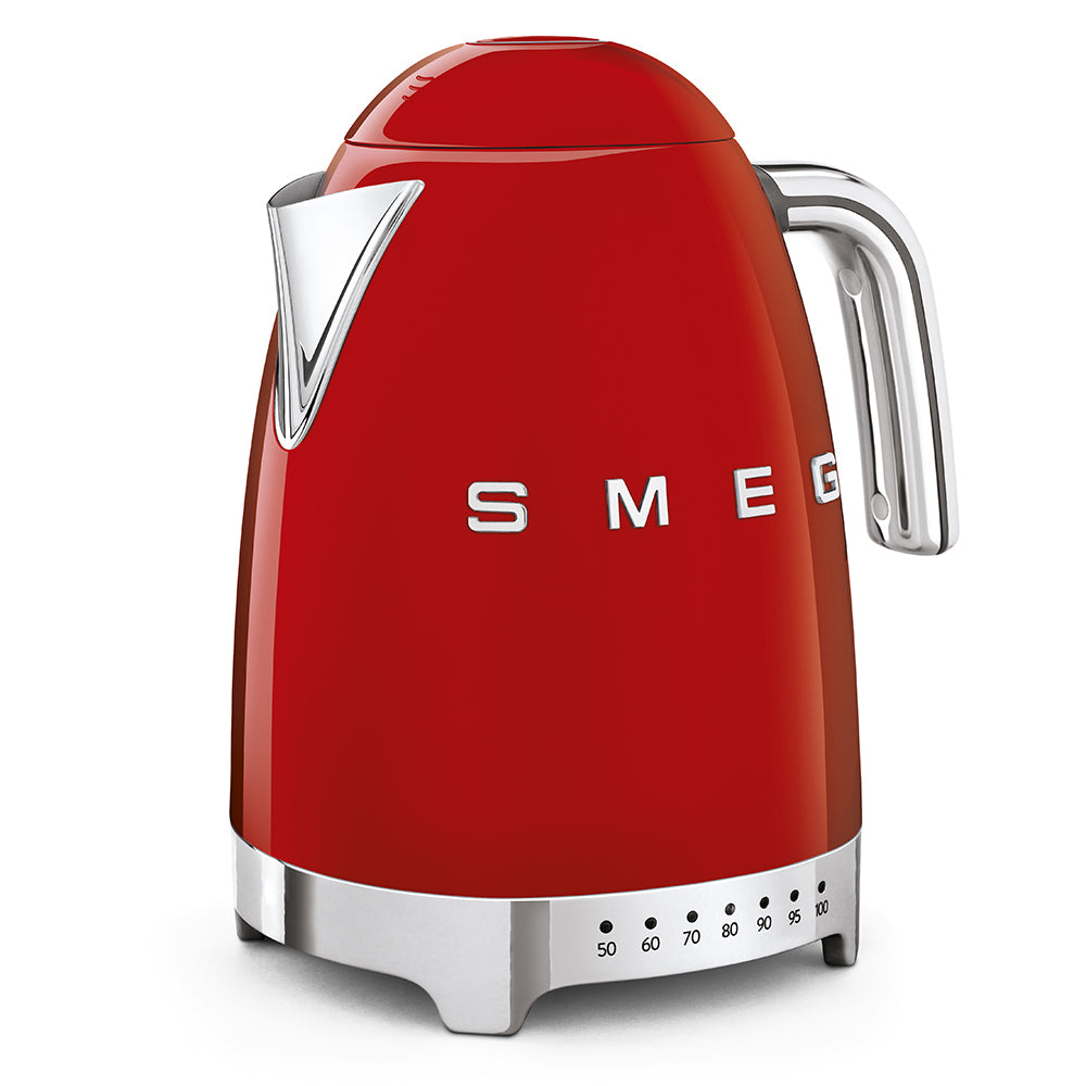 Smeg KLF04RDEU waterkoker 50 jaren model met instelbare temperatuur