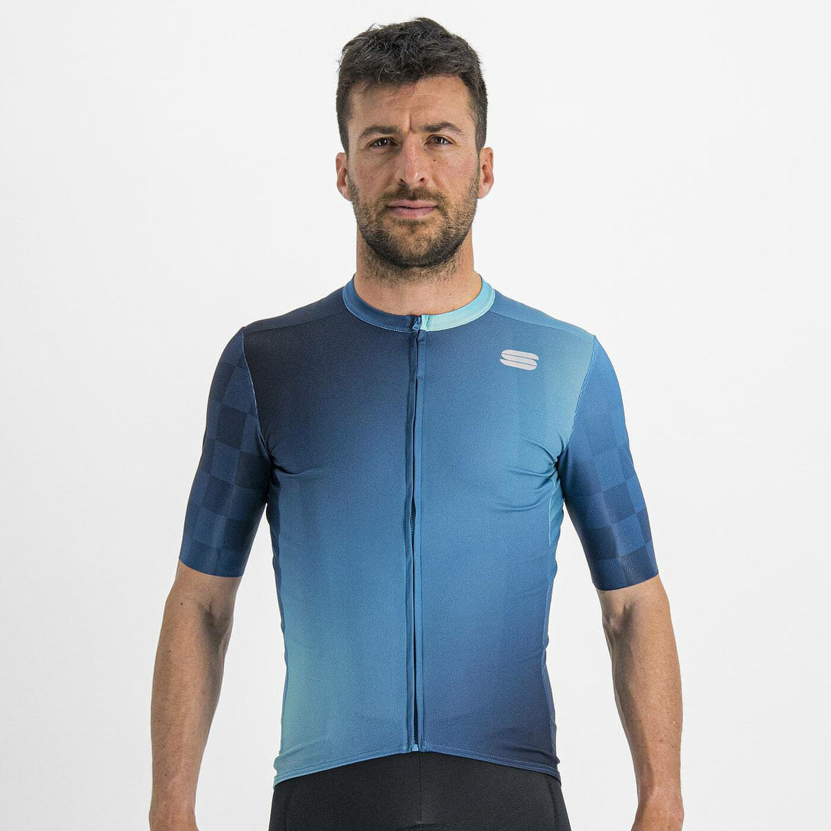 Sportful Rocket fietsshirt korte mouwen blauw heren