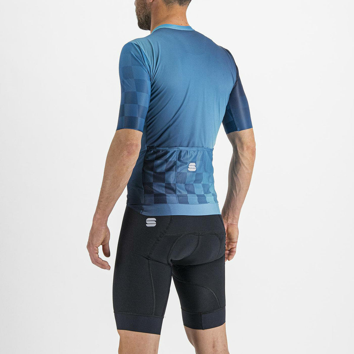 Sportful Rocket fietsshirt korte mouwen blauw heren