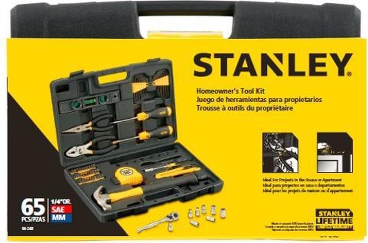 Stanley Home Owners Kit ratelhandgrepen set met inbussleutel set