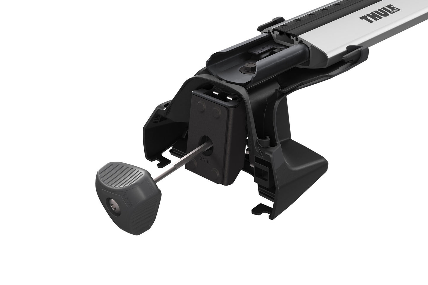 Thule Edge Clamp voeten voor Thule Edge dakdragersystemen 4 stuks zwart