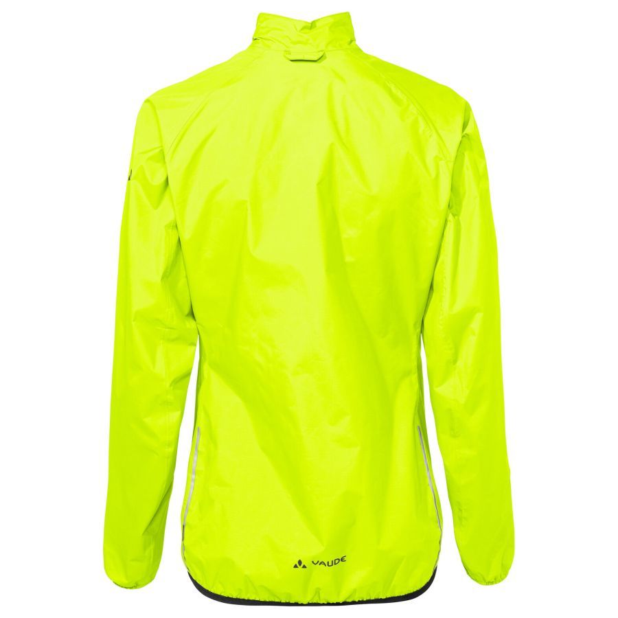 Vaude Drop III Regenjack neon geel dames