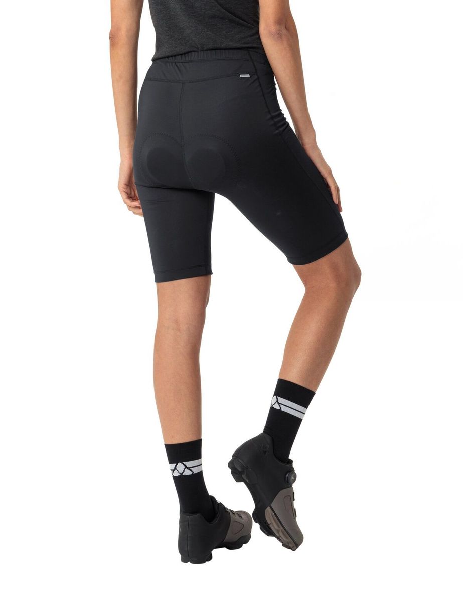 Vaude Matera Tights II fietsbroek kort zwart dames