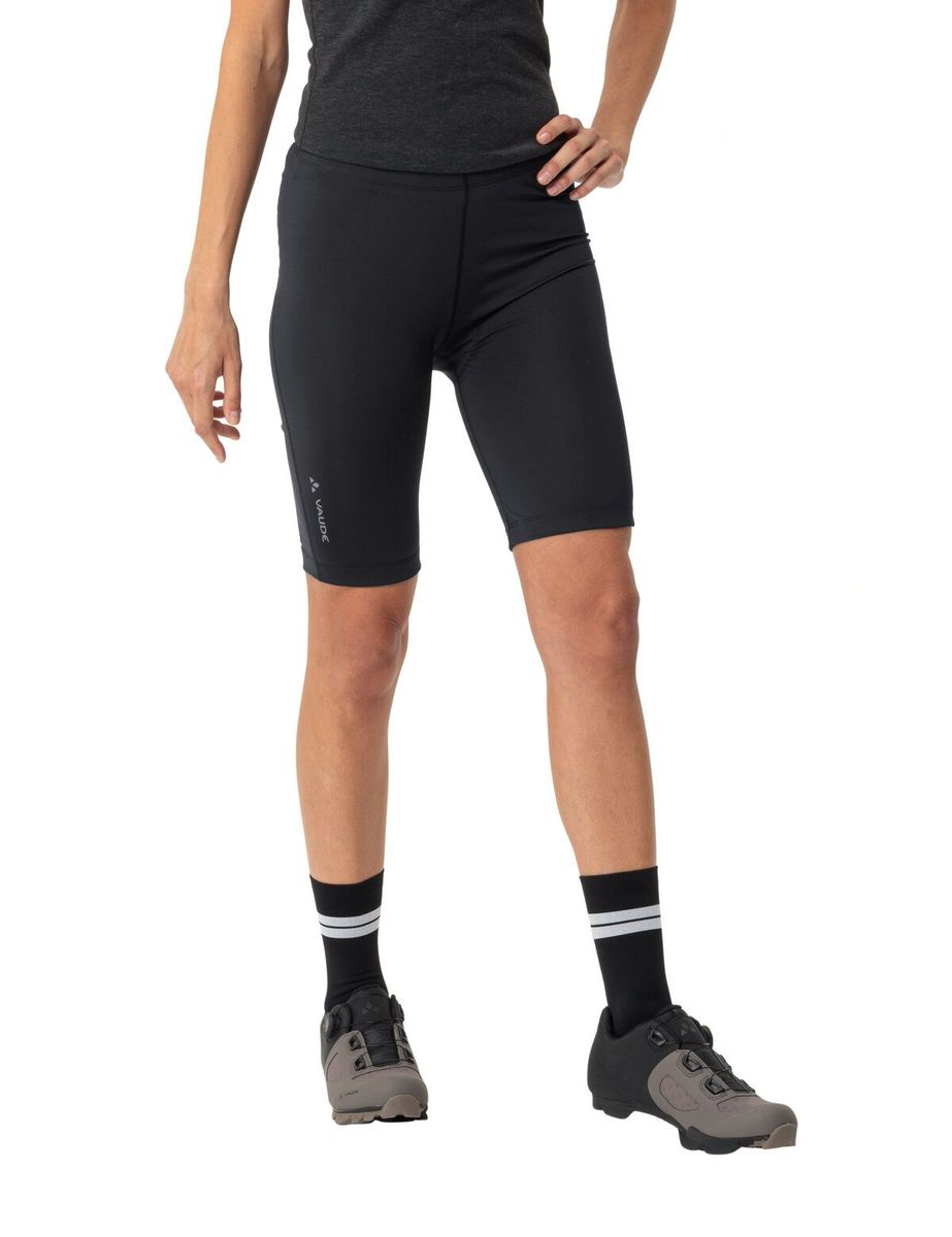 Vaude Matera Tights II fietsbroek kort zwart dames