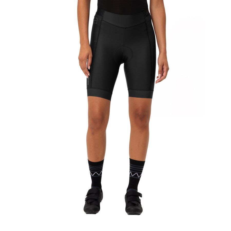 Vaude Posta Tights fietsbroek kort zwart dames