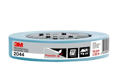 3M Professionele afplaktape 2044 rol 24 mm x 50 m blauw