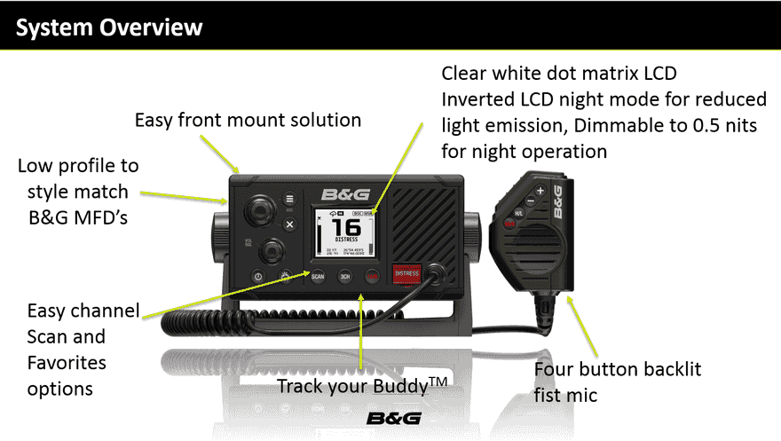 B&G V20S VHF Radio