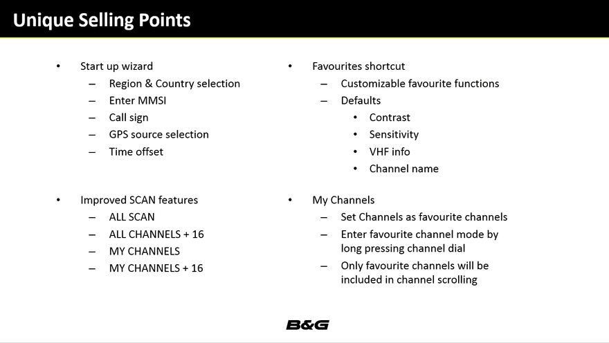 B&G V20S VHF Radio