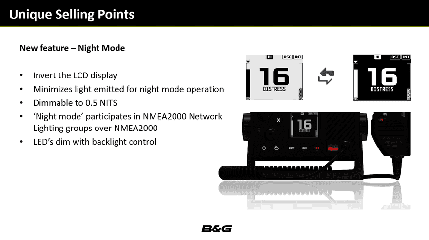 B&G V20S VHF Radio