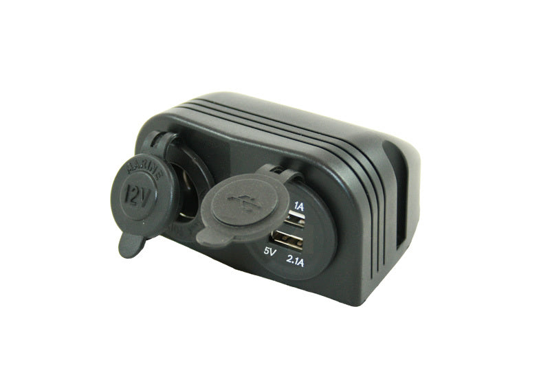 Haba USB-lader + 12 Volt opbouw