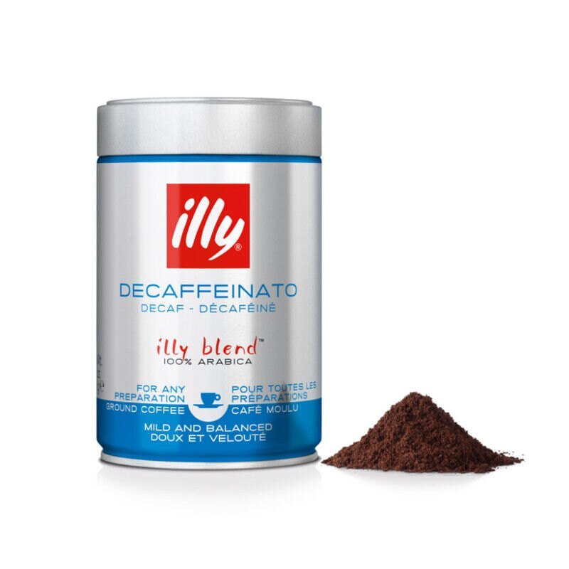 Illy Gemalen Decaf Cafeïnevrij 250 g