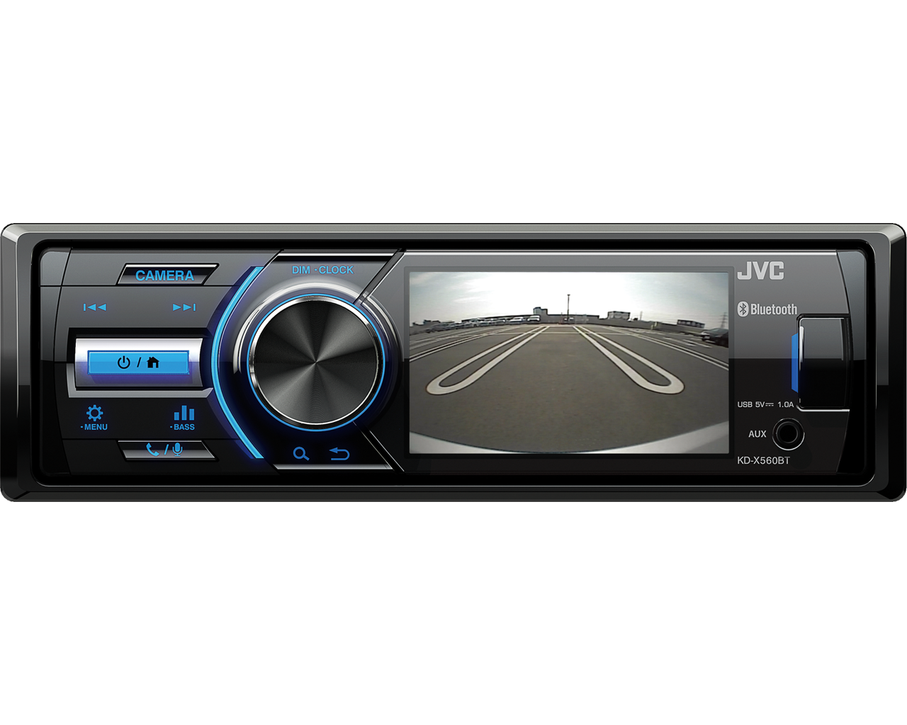 JVC KD-X560BT met 3 inch scherm en R-cam aansluiting