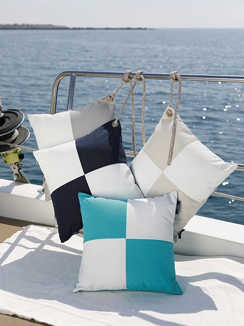 Marine Business Cushions Sail wind- en waterdichte kussens 2 stuks blauw