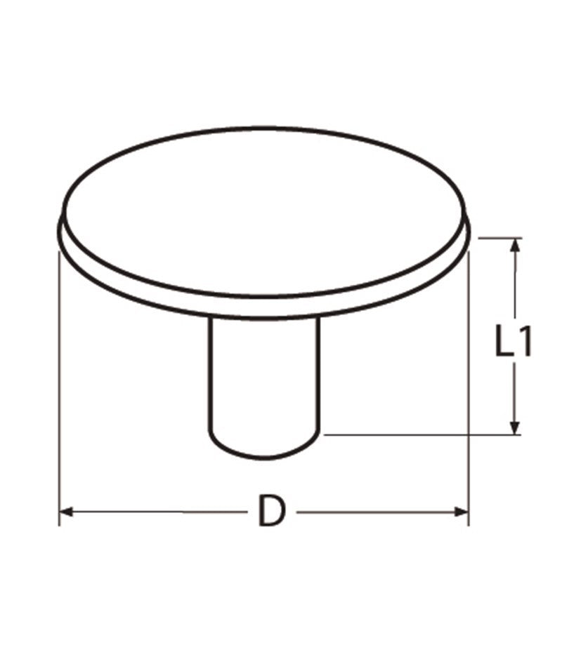 Marinetech 814035615 61 Durable DOT Drukknoop 15x6,1 (5 stuks)