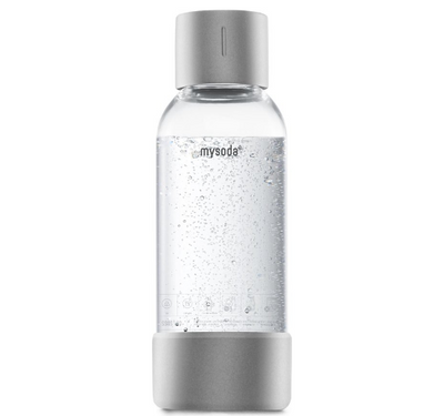 MySoda 0,5 liter fles Silver