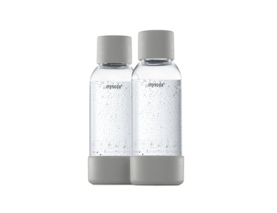 MySoda 2 flessen van 0.5 liter kleur Gray