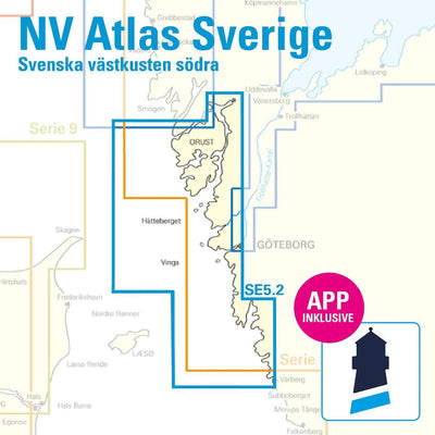 NV Atlas Zweden SE5.2 Svenska Västkusten Södra