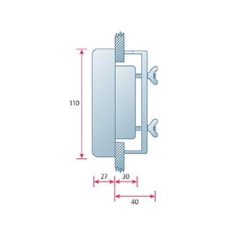 Nasa Clipper dieptemeter met transducer