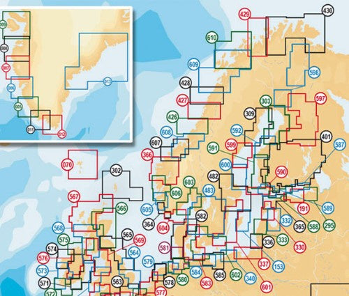 Navionics Small MicroSD Leeg programmeerbare digitale waterkaart