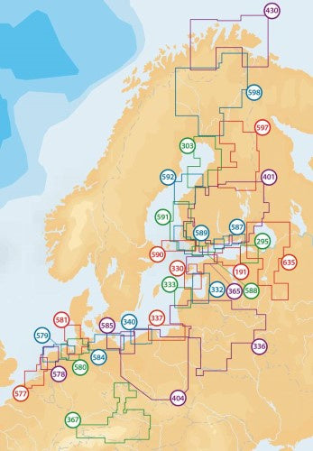 Navionics Small MicroSD Leeg programmeerbare digitale waterkaart