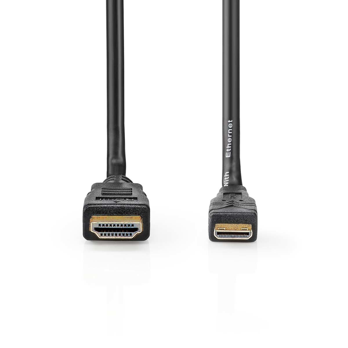 Nedis HDMI naar HDMI mini kabel met ethernet, kabel lengte 2 meter