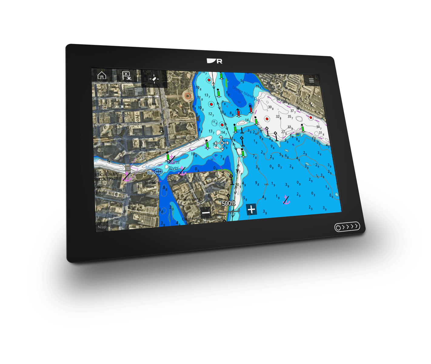 Raymarine Axiom+ 12" RV kaartplotter met RealVision 3D en RV-100 transducer