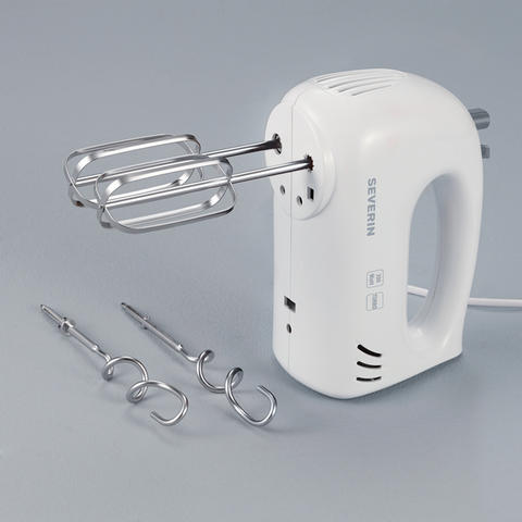 Severin HM3820 handmixer met turbostand, 2 gardes en 2 kneedhaken