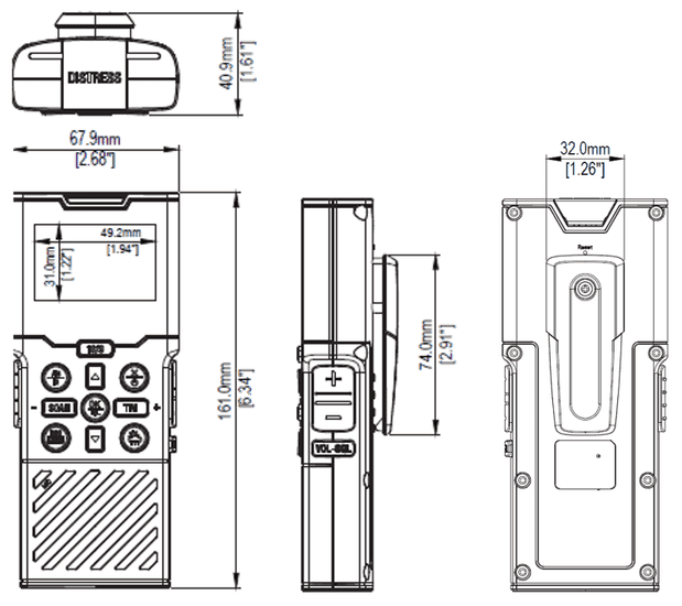 Simrad HS40 draadloze handset