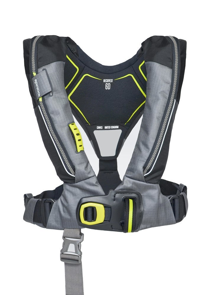 Spinlock Deckvest 6D 275N automatisch reddingsvest grijs