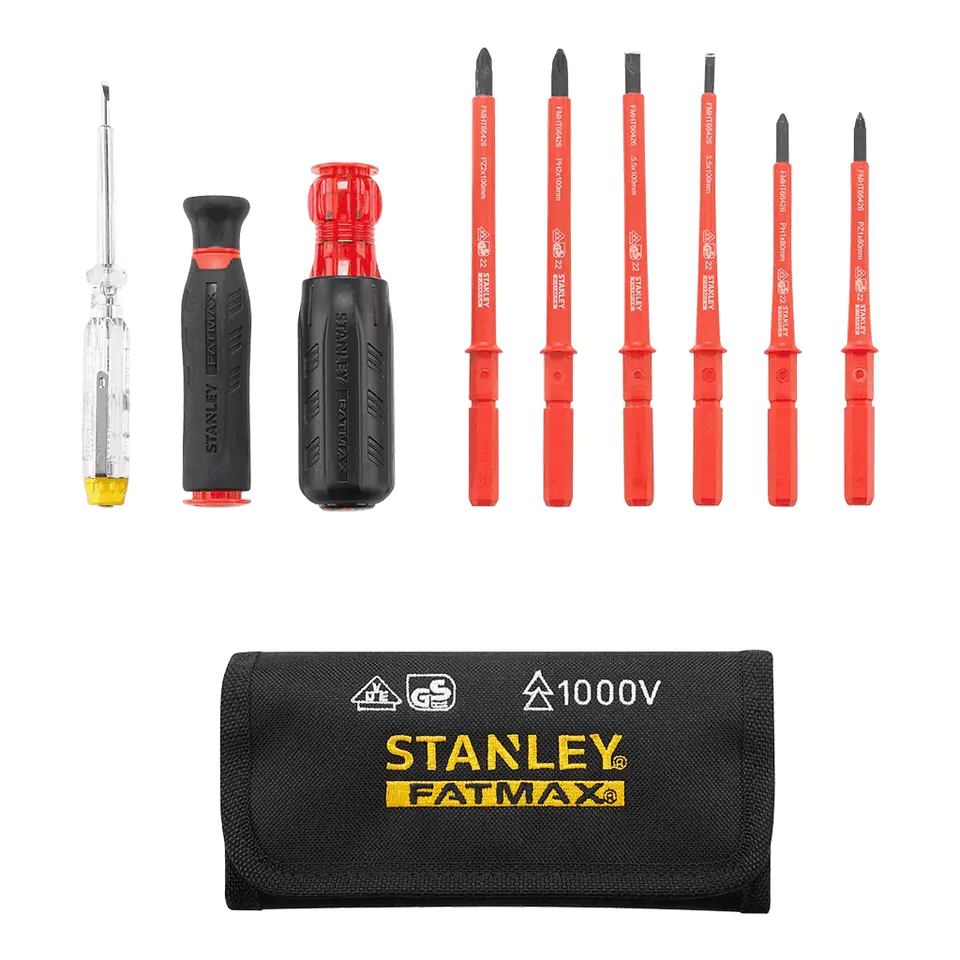 Stanley Fatmax VDE Multi-bit 10 delige set