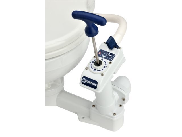 Talamex Toilet Supercompact turn2lock handbediend