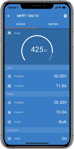 Victron SmartSolar MPPT 75/15 laadregelaar