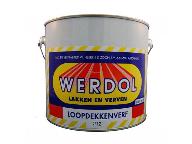 Werdol Loopdekverf halfglans aflak 2 l