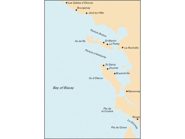Imray C38 Anse de Bénodet to Presqu'île de Quiberon