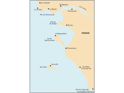 Imray C40 Le Croisic to Les Sables d'Olonne
