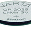 Varta CR2025 Professional 230mAh