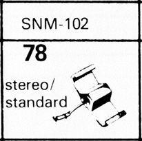Tonar 78 naald voor ELAC SNM-102 stereo standard