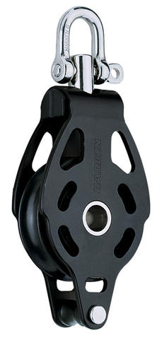 Harken 6084 1-schijfs 75mm ESP blok met hondsvot
