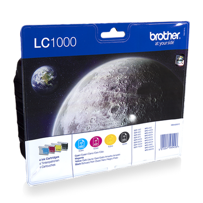 Brother LC-1000VALBP valuepack alle kleuren