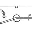 Talamex Sliphaak met ring 5/16" voor 8mm spanner