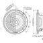 Pioneer TS-MR1600 marine speaker 16CM,  DUO CONE, 100 Watt, 90DB
