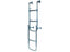 Marinetech Zwemtrap  4 tredes 110 c Spiegelmontage, opklapbaar