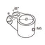 Marinetech 8309422 Buiskap Middenconnector 22mm