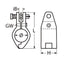 Marinetech 8478430 Buiskap Middenconnector Tweedelig 30mm