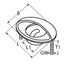 Marinetech Waterski Haak 92x62 mm